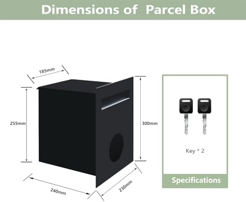 MB-104C brick-in letterbox rear access detail