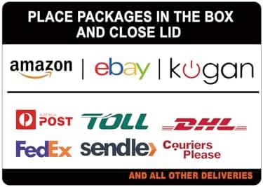 Magnetic parcel box sign product image