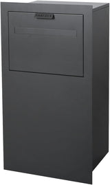 MB-103 Brick-In Parcel Letterbox – Black