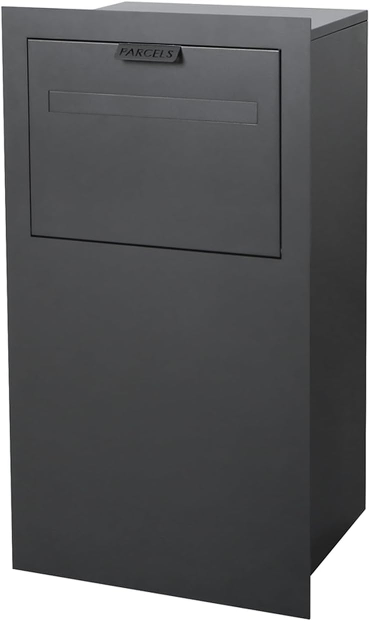 MB-103 Brick-In Parcel Letterbox – Black