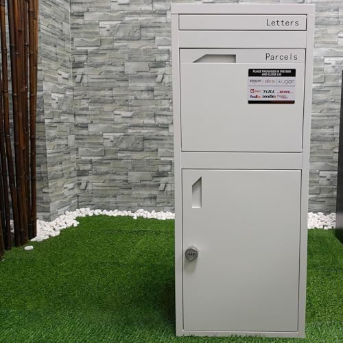 Magnetic parcel box sign use example