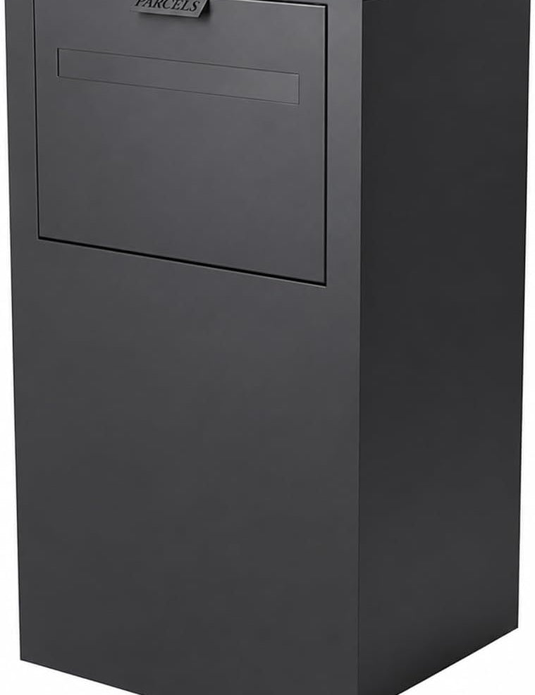 MB-103L large brick-in parcel letterbox black