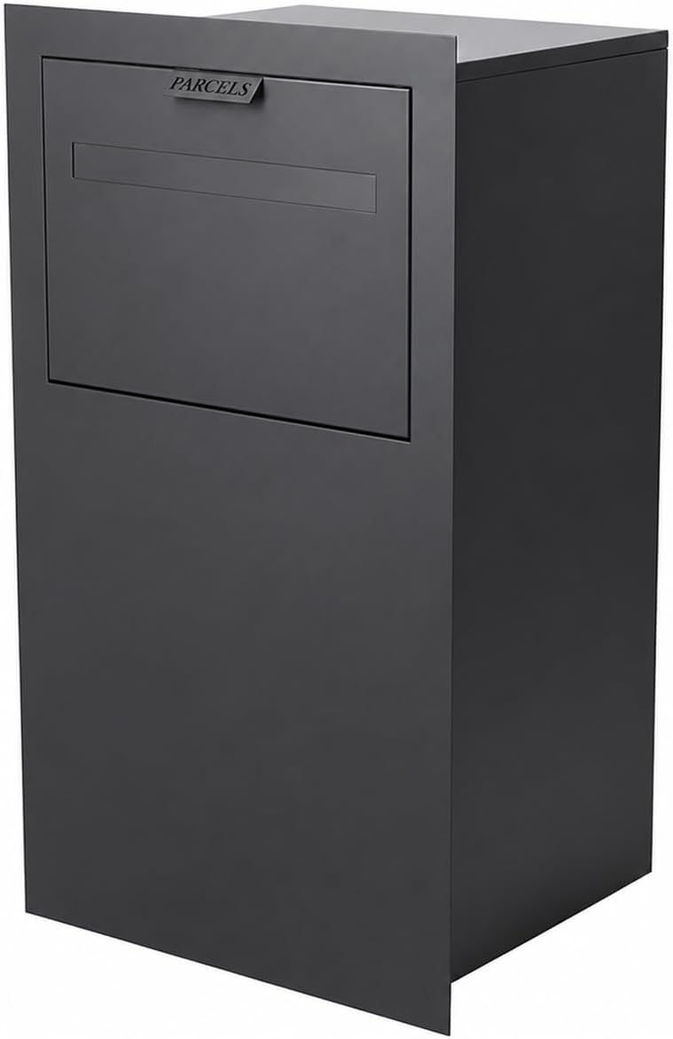 MB-103L Large Brick-In Parcel Letterbox – Black