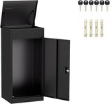 PB-8MAX Large Capacity Parcel Letterbox – Black