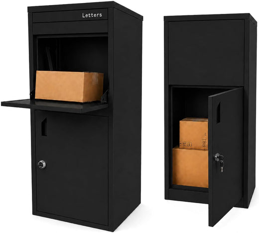 X88 Flat-Pack Parcel Letterbox – New Black