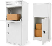 X88 flat pack parcel letterbox white