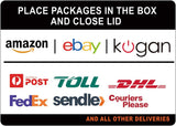 Magnetic Parcel Box Delivery Sign – 14 x 10 cm
