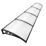 Instahut Window Door Awning 1mx4m Transparent