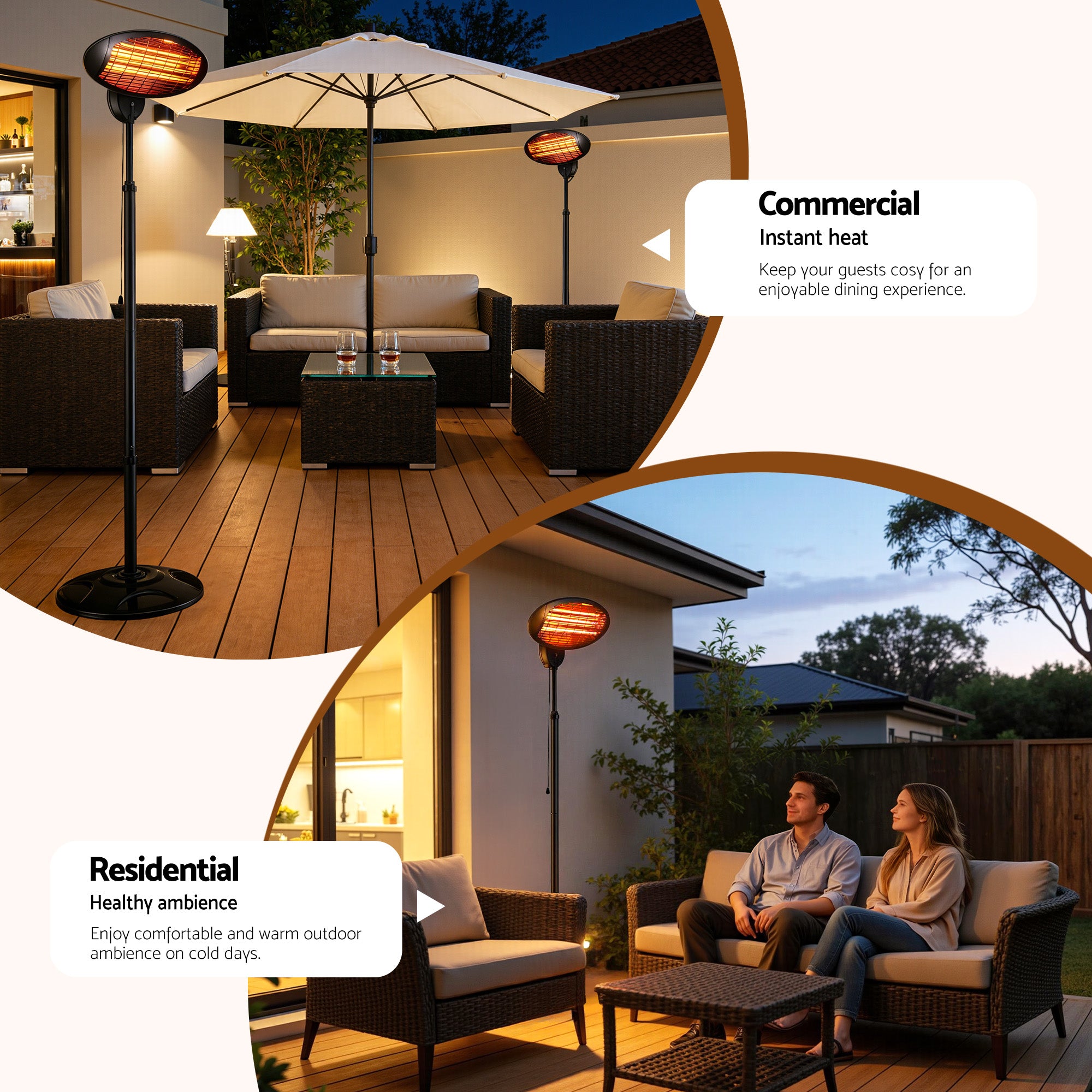 Devanti Electric Patio Heater 2000W