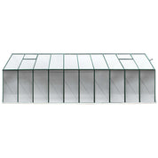 Green Fingers Greenhouse 6.3x2.44x2.1M Aluminium Polycarbonate Green House Garden Shed
