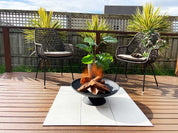 Black Lassen Cast Iron Fire Pit