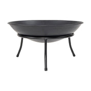 Iron Fire Bowl Traditional Log Fire Pit Outdoor Heating Camp Site Barbecue