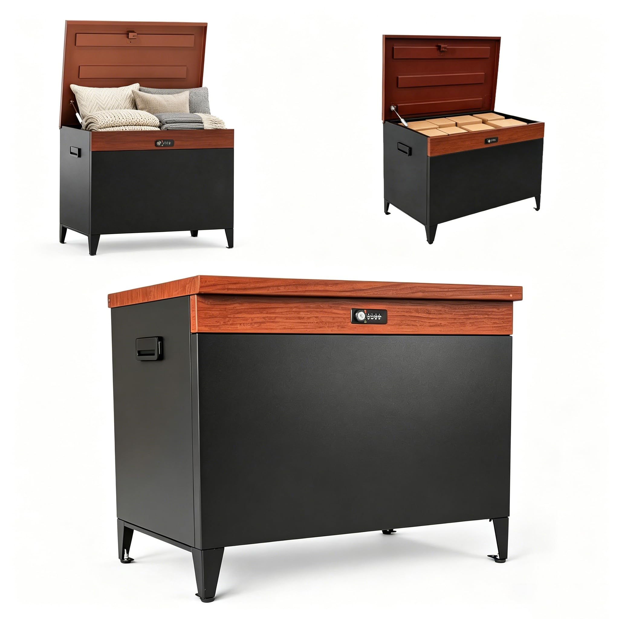 Bench Parcel Storage Box – Wood